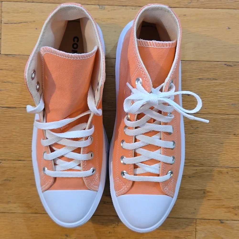 Converse CTAS Move Hi Womens Size 9 Platform Hi Lawn Flamingo NWOB A03544C - Picture 4 of 7